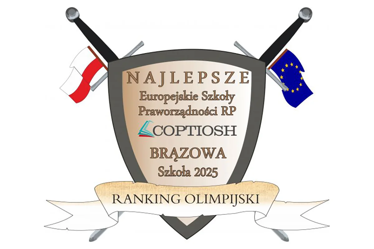 Brązowa tarcza dla 1 LO